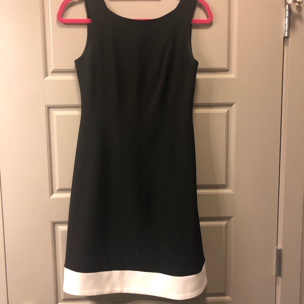 Vince Camuto Black Dress with White Bottom